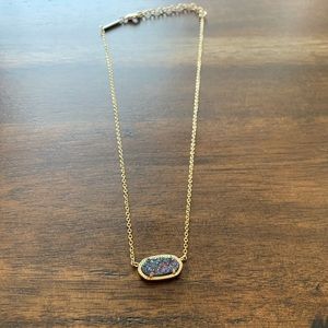 Kendra Scott Elisa Necklace in Multicolor Drusy